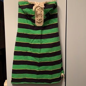 Juicy Couture strapless striped dress, Medium